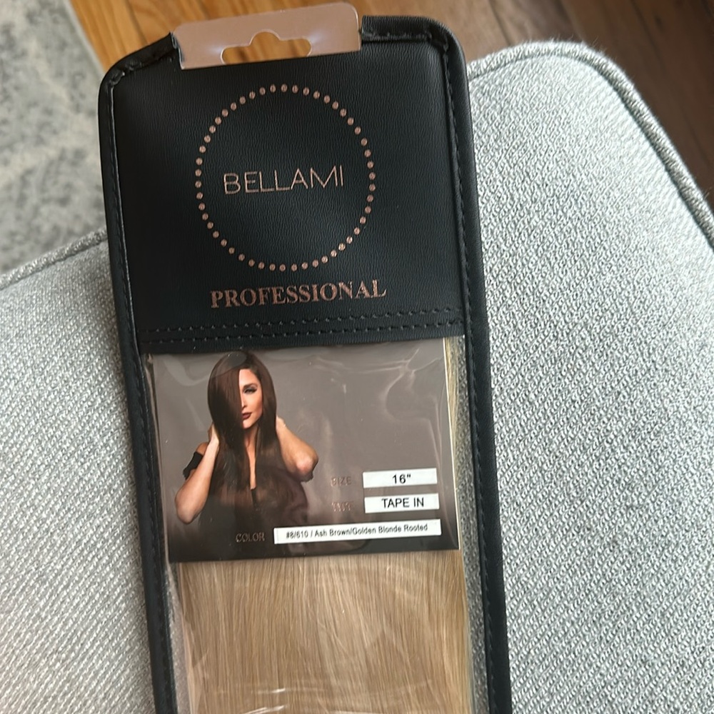 Bellami Professional 16” Tape In Blonde Extensions